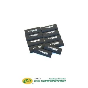モンスターケーブル Monster Cable MCA HST-4/8BK 接着剤付き ヒートシュリンクチューブ 黒 10個入り モンスター ケーブル 国内正規輸入品