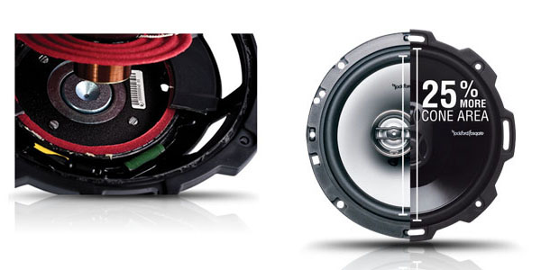  ロックフォード ROCKFORD FOSGATE ロックフォード T1693 パワーシリーズ 15×23cm コアキシャル 3way スピーカー 国内正規輸入品
