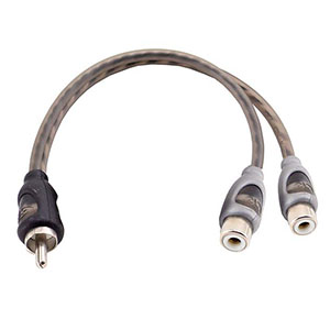 ロックフォード ROCKFORD FOSGATE ロックフォード RFIY-1M オーディオ Yアダプター 1オス-2メス 国内正規輸入品