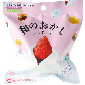 ノルコーポレーション ノルコーポレーション 写実食品 和のおかしバスボール さくらの香り 60g 1回分