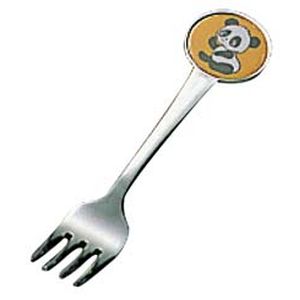 高山工業 高山工業 丸型 パンダ お子様 フォーク 黄