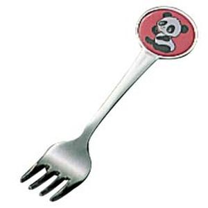 高山工業 高山工業 丸型 パンダ お子様 フォーク ピンク