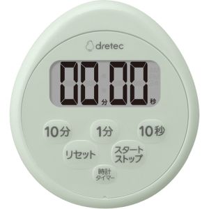 ドリテック dretec ドリテック T-611GN 時計付防水タイマー グリーン
