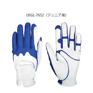 レザックス USアスリート ワンサイズ ゴルフグローブ ジュニア ホワイト ブルー USGL-7652