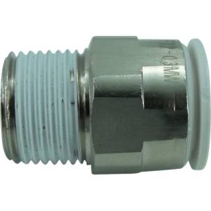 千代田通商 チヨダ F12-03MW ファイブメイルコネクタ W 白 12mm R3/8 千代田通商