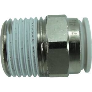 千代田通商 チヨダ F12-04MW ファイブメイルコネクタ W 白 12mm R1/2 千代田通商
