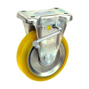 シシク SISIKU シシク EUWKB-75 静電気帯電防止キャスター 固定ストッパー付 75径 ウレタン車輪 SISIKU