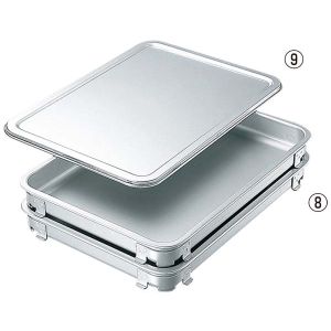 イケダ IKD イケダ エコクリーン アルミ 餃子 & 生鮮バット 10枚取 IKD