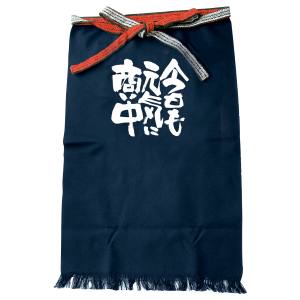 のぼり屋工房 のぼり屋工房 帆前掛 長 今日も元気に 1042
