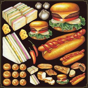 のぼり屋工房 のぼり屋工房 デコレーションシール パン 3 No.4891