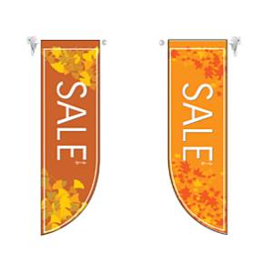 のぼり屋工房 のぼり屋工房 両面フラッグ SALE 秋 R型 6040