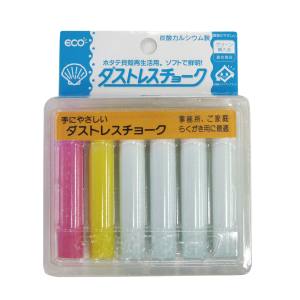 のぼり屋工房 のぼり屋工房 チョーク ダストレスチョーク 3色 6本入り 6634