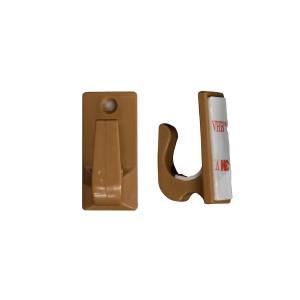 のぼり屋工房 のぼり屋工房 室内用 のれん棒受け 薄茶 2個入 29199