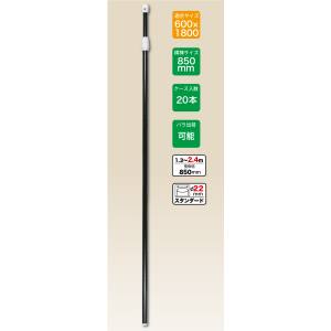 のぼり屋工房 のぼり屋工房 2.4mポール/黒/22/85 68933