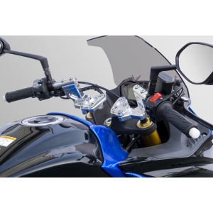 オーヴァーレーシング OVER RACING オーヴァーレーシング 55-56-12B スポーツライディングハンドルキット ブラック GSX-S1000F 17-