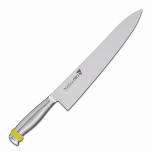 富士カトラリー 藤次郎 ナリヒラ プロ S 牛刀 包丁 300mm イエロー FC-3027YL