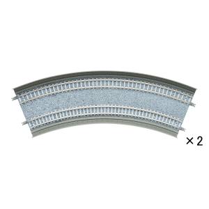トミーテック TOMIX TOMIX 1881 複線カーブレール DC317 280-45 F 2本セット