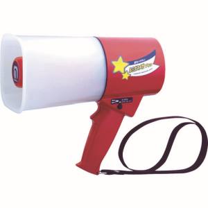 ノボル電機 ノボル電機 TS-533L レイニーメガホン蓄光型ルミナス 4.5Wサイレン音付 耐水仕様