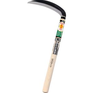 豊稔企販 豊稔企販 HT-0358 豊稔光山作 萬作 片刃薄鎌 安来鋼付 180mm