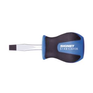 シグネット SIGNET シグネット 51481 - 6.0X35 スタビー ソフトグリップドライバー SIGNET
