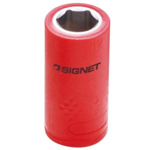 シグネット SIGNET シグネット E41612 3/8DR 絶縁ソケット 6角 12MM SIGNET