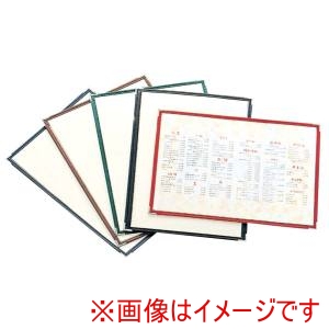 えいむ えいむ 洋風メニューブック用中紙 金色枠 タテL 10枚入