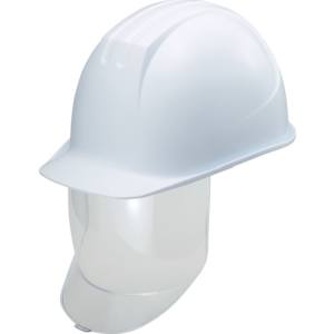 谷沢製作所 タニザワ TANIZAWA タニザワ 0162-SD-W8-J 大型シールド面付ヘルメット 溝付 ホワイト 谷沢製作所