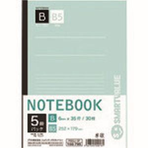 ジョインテックス ジョインテックス P002J-5P 160795セミB5ノート5冊パック B罫