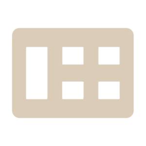 パナソニック Panasonic パナソニック WTF7087F ワイド21コンセントP7コ用 3+2+2