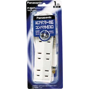 パナソニック Panasonic パナソニック WHA29162WKP ザ タップマルチシリーズ 6コ口 一括 Panasonic