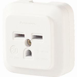 パナソニック Panasonic パナソニック WK36301WP 接地2P30A角型コンセント 薄型 ミルキーホワイト