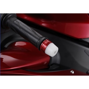 アグラス AGRAS アグラス 301-269-000BB バーエンド 2ピース ブルー ブラック YZF-R1 07-10 AGRAS