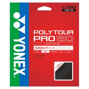 ヨネックス YONEX ヨネックス ポリツアープロ 130 1.30mm グラファイト PTGP130 278 YONEX
