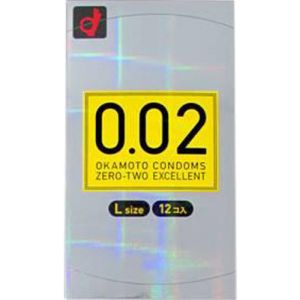 オカモト OKAMOTO オカモト うすさ均一 0.02 EX Lサイズ 12個入 コンドーム