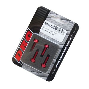 ディーアールシー DRC DRC F7727 テーパーボルト アルミ/レッド 4pcs M6X16mm ディーアールシー