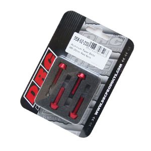 ディーアールシー DRC DRC F7728 テーパーボルト アルミ/レッド 4pcs M6X20mm ディーアールシー