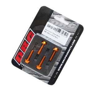 ディーアールシー DRC DRC F7734 テーパーボルト アルミ/ゴールド 4pcs M6X20mm ディーアールシー