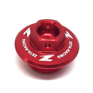 ジータ ZETA ジータ F6625 オイルフィラーキャップ レッド スズキ/XT250X/TRICKER φ20/P=1.5 ZETA