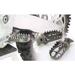 ディーアールシー DRC DRC F6252 クロモリ ワイドフットペグ/High WR250R/X YZ125/250 etc ディーアールシー