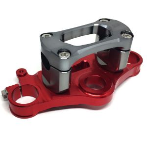 ジータ ZETA ジータ F4472 ハンドルバークランプ H COMP レッド CRF110F 13-16/125F 14-18 ZETA
