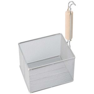 江部松商事 EB EBM 18-8 木柄 角型 うどん揚 江部松商事