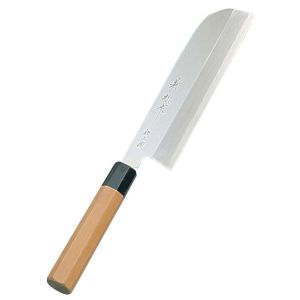 江部松商事 EBM EBM 兼松作 銀三鋼 鎌型 薄刃庖丁 24cm 江部松商事