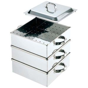 江部松商事 EBM EBM 業務用 電磁角蒸器 レギュラータイプ 42cm 2段 江部松商事