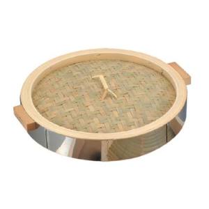 江部松商事 EBM EBM 18-0 ひのき 中華セイロ ステンレス枠 蓋 手付 60cm 江部松商事