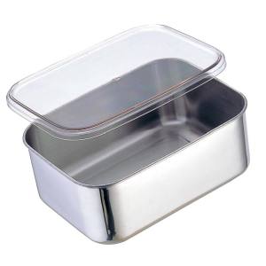 江部松商事 EBM EBM 18-8 深型 キッチンバット AS蓋付 小 220×170×90 江部松商事