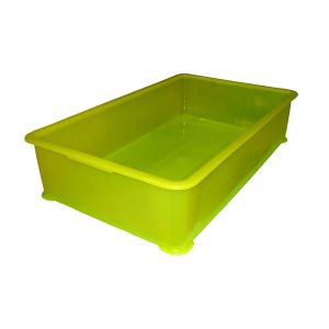 江部松商事 EBM EBM PP半透明カラー番重 A型 特大 イエロー サンコー製 江部松商事