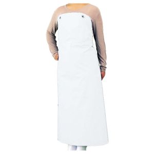 江部松商事 EBM EBM ワンタッチ 防水 エプロン ホワイト 900×1150 江部松商事