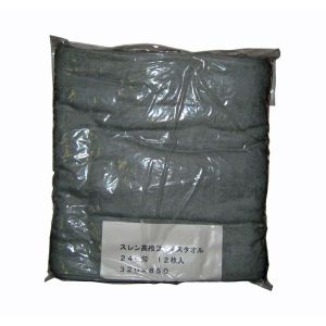 江部松商事 EBM EBM スレン高級 フェイスタオル240 12枚入 グレー 320×860 江部松商事