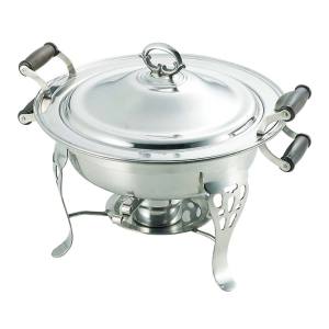 江部松商事 EBM EBM SW 18-8 木柄 丸チューフィングディッシュ用外鍋14インチ 江部松商事