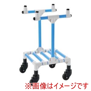 江部松商事 EBM EBM イレクター ゴミカート ゴミ箱台車 45L ブルー B1 江部松商事